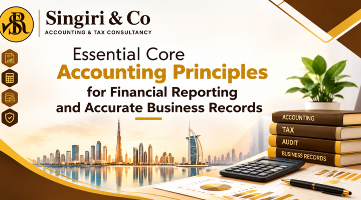 Core Accounting Principles For Financial Reporting explained to help businesses maintain accurate records, prepare financial statements, and improve reporting