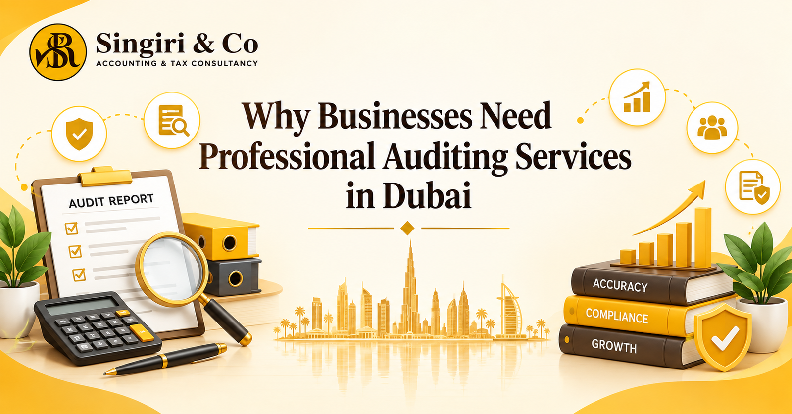 Why Businesses in Dubai Need Auditing Services for accurate records, financial transparency, compliance, and stronger internal controls