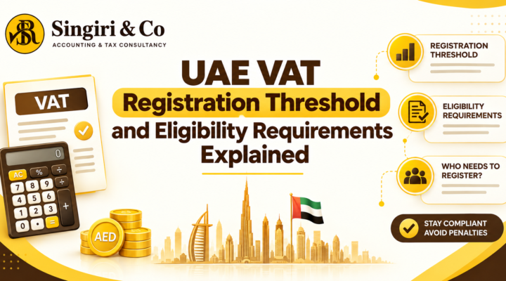 UAE VAT registration guide explaining how to calculate UAE VAT registration threshold for business eligibility