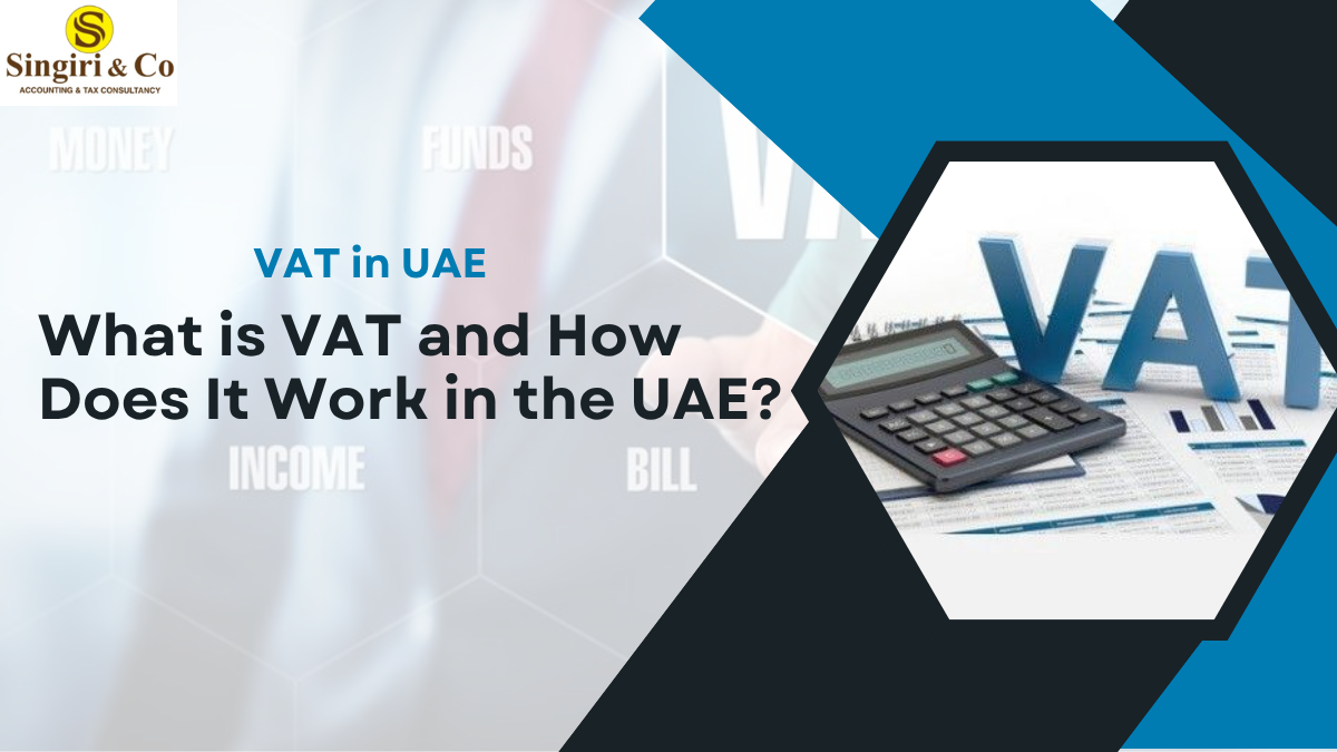 VAT in UAE concept showing 5% tax rate, registration process, and filing system for businesses