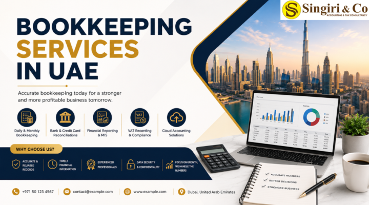 Expert Bookkeeping Services in UAE supporting SMEs and enterprises with financial record keeping and compliance solutions