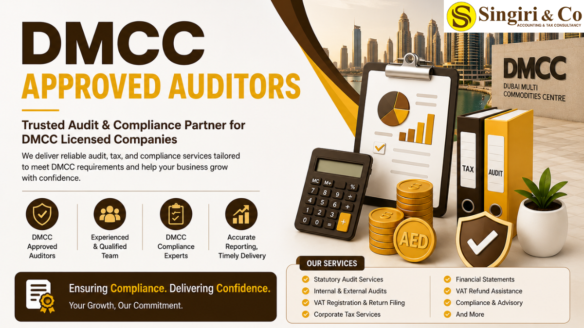 DMCC Approved Auditors providing professional auditing, accounting, and compliance services for businesses in Dubai DMCC free zone