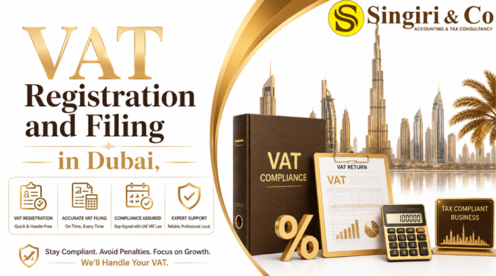 Professional VAT Registration and Filing in Dubai services for UAE businesses ensuring tax compliance and accurate VAT return submission