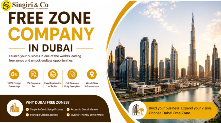 Singiri & Co. helps businesses set up a Free Zone Company in Dubai with expert business formation services