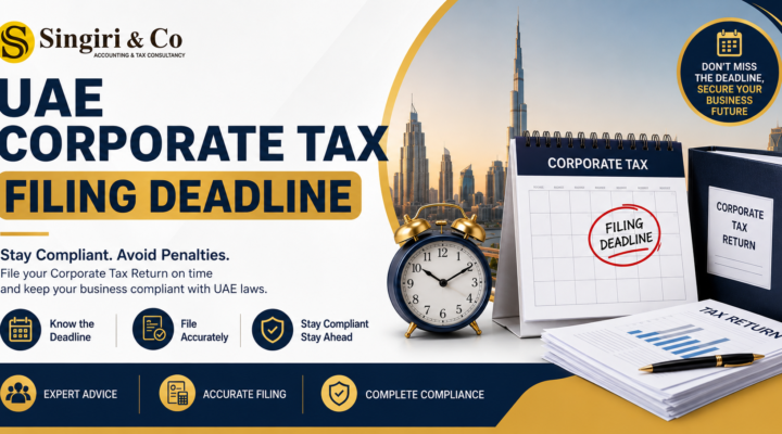 Stay compliant with the UAE Corporate Tax Filing Deadline 2026. Get expert Corporate Tax Registration, Return Filing, and Compliance Services to avoid penalties and meet FTA requirements