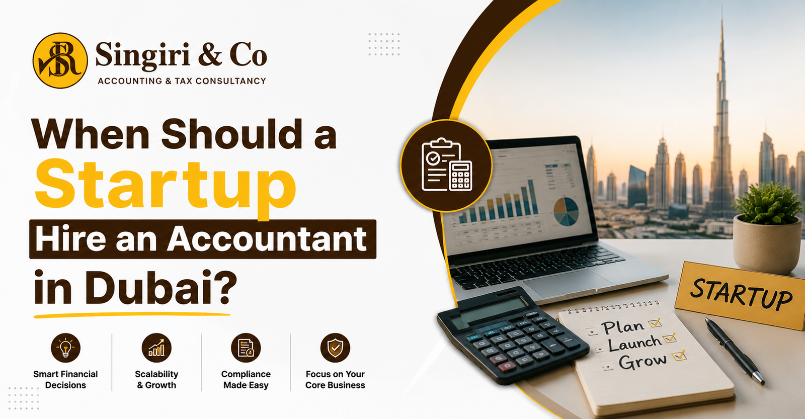 Accounting Services for Startups in Dubai offering bookkeeping, tax support, financial reporting, and compliance solutions for growing businesses