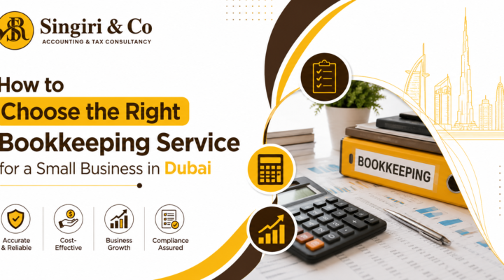 Bookkeeping for small business in Dubai with accurate financial records, reporting, and professional accounting support