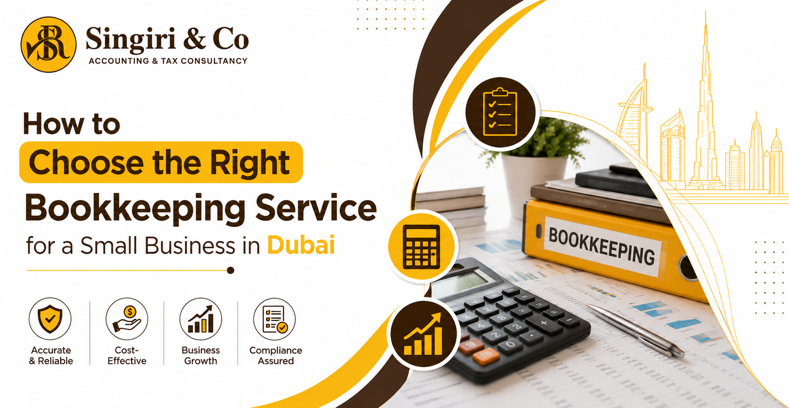 Bookkeeping for small business in Dubai with accurate financial records, reporting, and professional accounting support