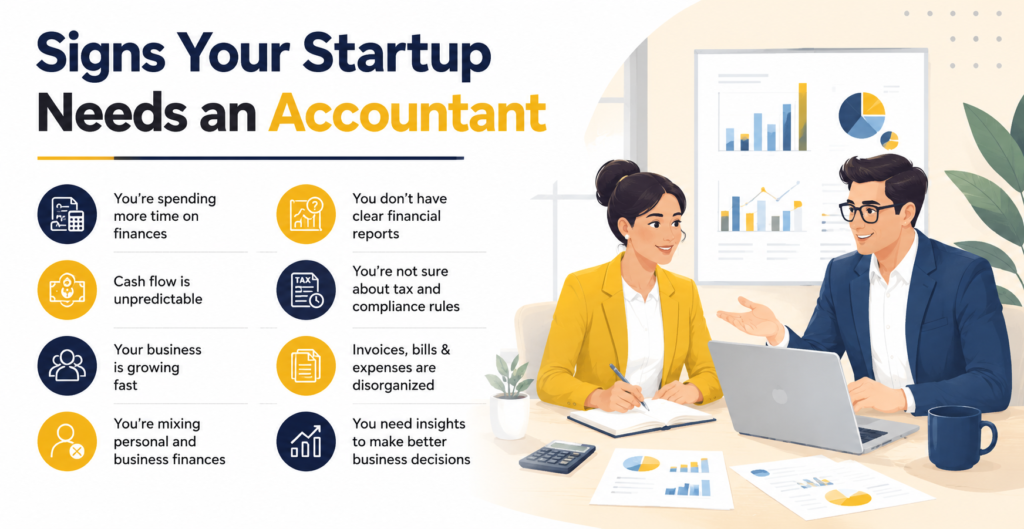 Startup Accounting Services in UAE helping Dubai startups manage finances, bookkeeping, tax compliance, cash flow, and business growth
