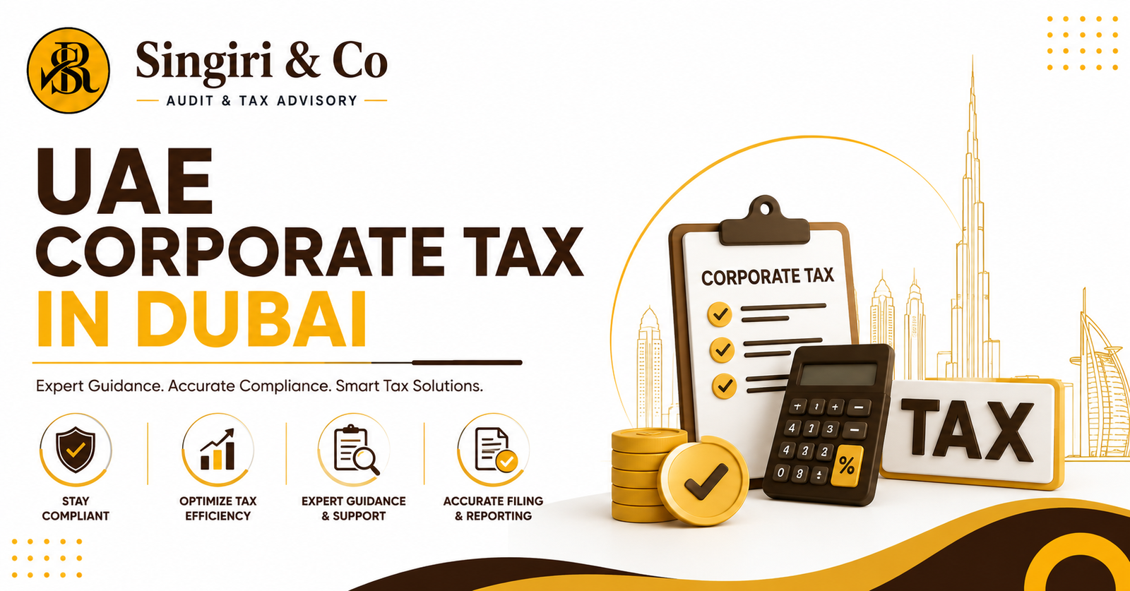 UAE corporate tax in Dubai – tax registration, filing and compliance for businesses