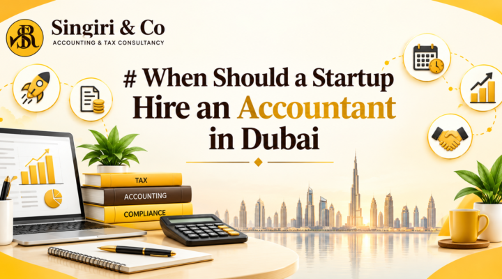 Startup Accounting Services in UAE help new businesses manage accounts, tax records, compliance, and financial reporting efficiently.