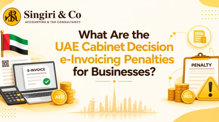 e-invoicing penalties under UAE Cabinet Decision explained, covering UAE e-invoicing compliance, fines, rules, and business requirements
